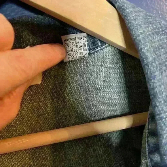 Chico’s Design Y2K Vintage 80’s 90’s Denim‎ Jean Jacket Woman’s Size 1 Med Wash - Picture 8 of 10